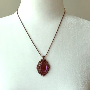 Purple Victorian Necklace